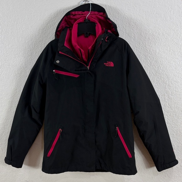 The North Face Jackets & Blazers - The North Face,Size L,Women's Black and Pink Jacket